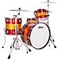 Ludwig Classic Maple 3-Piece Pro Beat Shell Pack With 24" Bass Drum Red/Gold Tri-Band thumbnail