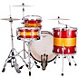 Ludwig Classic Maple 3-Piece Pro Beat Shell Pack With 24" Bass Drum Red/Gold Tri-Band