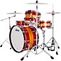 Ludwig Classic Maple 3-Piece Pro Beat Shell Pack With 24" Bass Drum Red/Gold Tri-Band