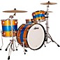 Ludwig Classic Maple 3-Piece Pro Beat Shell Pack With 24" Bass Drum Gold/Blue Tri-Band thumbnail