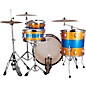 Ludwig Classic Maple 3-Piece Pro Beat Shell Pack With 24" Bass Drum Gold/Blue Tri-Band