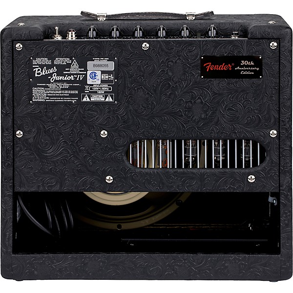 Fender Blues Junior IV 30th Anniversary 15W 1x12 Tube Guitar Combo Amp Black Western