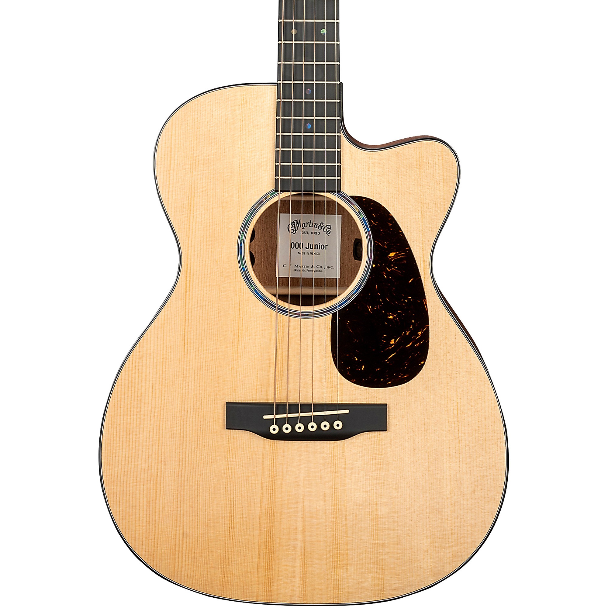 Martin 000CJRE Junior Acoustic-Electric Guitar Natural