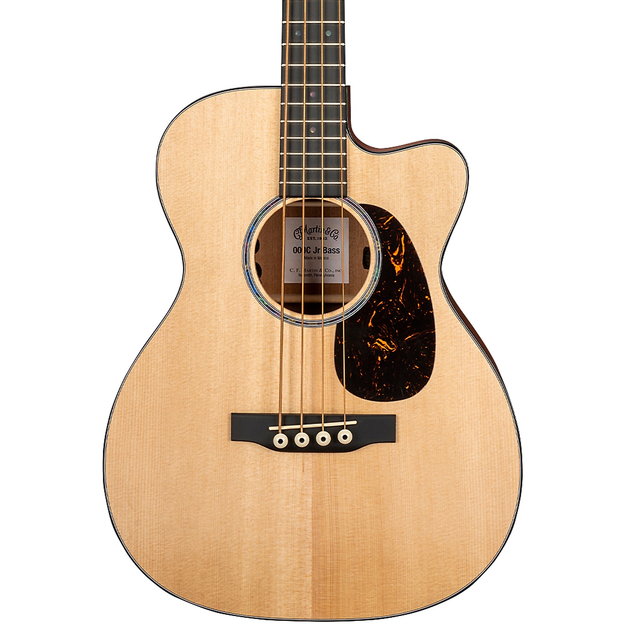 ベース Martin 000CJR-10E Natural Martin 000CJR-10E Junior Acoustic Bass Guitar Natural