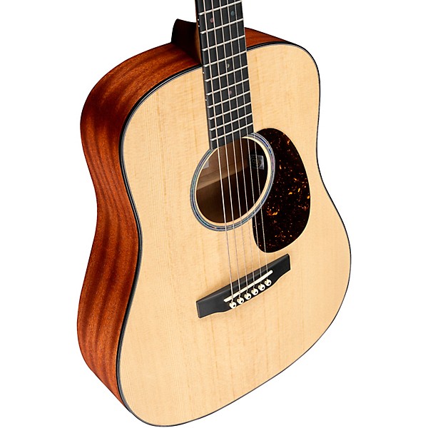 Martin D Jr E Dreadnought Acoustic-Electric Guitar Natural