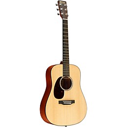 Martin DJRE Junior Left-Handed Dreadnought Acoustic-Electric Guitar Natural