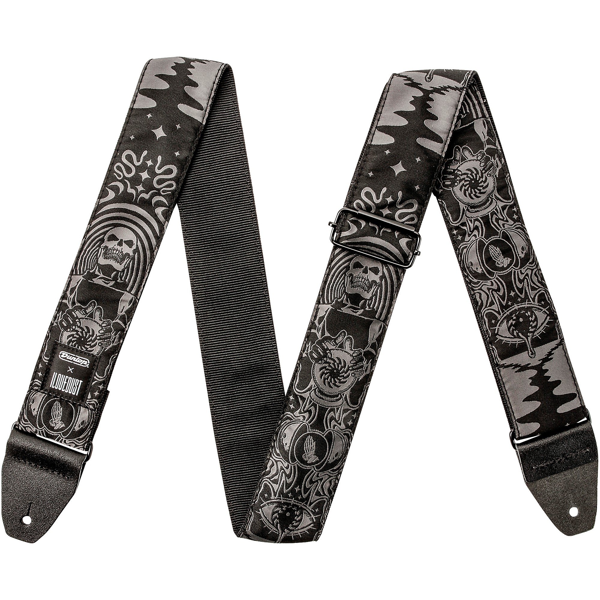 Dunlop I Love Dust Endless Midnight Guitar Strap | Guitar Center