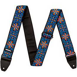 Dunlop Jimi Hendrix Blacklight Fillmore Guitar Strap Blue