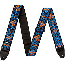 Dunlop Jimi Hendrix Blacklight Fillmore Guitar Strap Blue