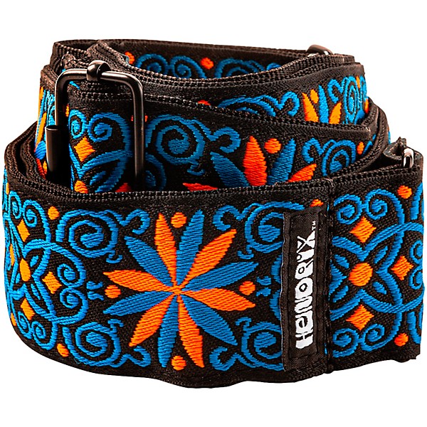 Dunlop Jimi Hendrix Blacklight Fillmore Guitar Strap Blue