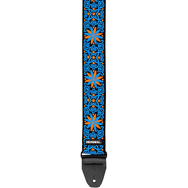 Dunlop Jimi Hendrix Blacklight Fillmore Guitar Strap Blue
