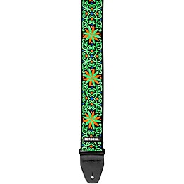 Dunlop Jimi Hendrix Blacklight Fillmore Guitar Strap Green