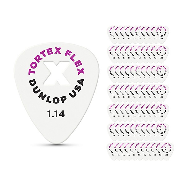 Dunlop Tortex Flex X Pick 1.14 mm 72 Pack