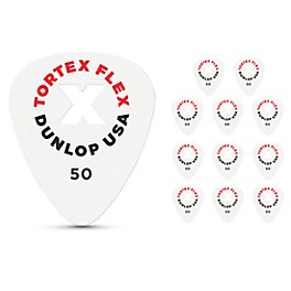 Dunlop Tortex Flex X Pick .50 mm 12 Pack