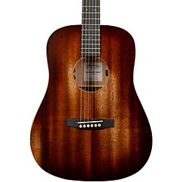 Open Box Martin D Jr E StreetMaster Dreadnought Acoustic-Electric Guitar Level 2 Dark Mahogany 197881387952