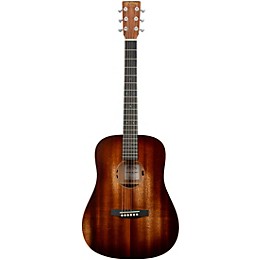 Open Box Martin D Jr E StreetMaster Dreadnought Acoustic-Electric Guitar Level 2 Dark Mahogany 197881387952