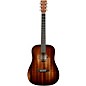 Open Box Martin D Jr E StreetMaster Dreadnought Acoustic-Electric Guitar Level 2 Dark Mahogany 197881387952