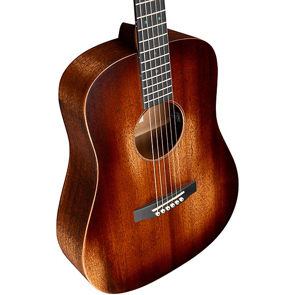 Open Box Martin D Jr E StreetMaster Dreadnought Acoustic-Electric Guitar Level 2 Dark Mahogany 197881387952