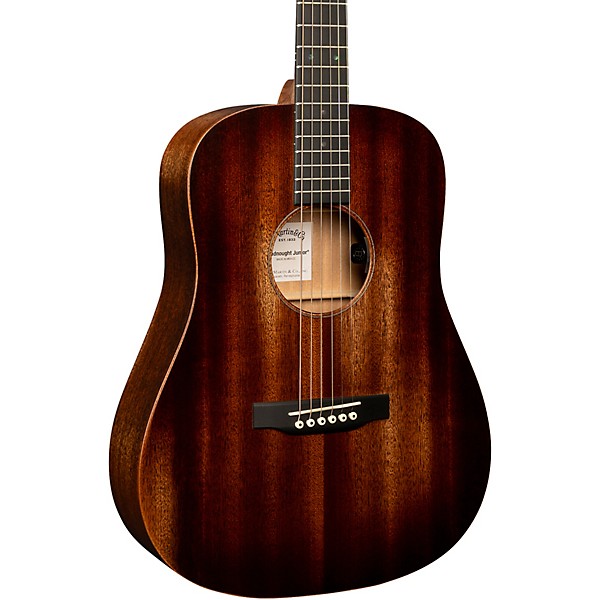 Open Box Martin D Jr E StreetMaster Dreadnought Acoustic-Electric Guitar Level 2 Dark Mahogany 197881387952