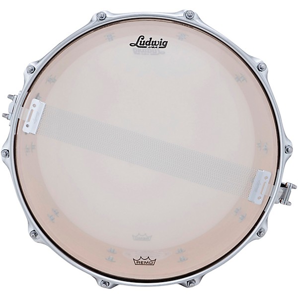 Ludwig Classic Maple Snare Drum 14 x 6.5 in. Gold/Blue Tri-Band