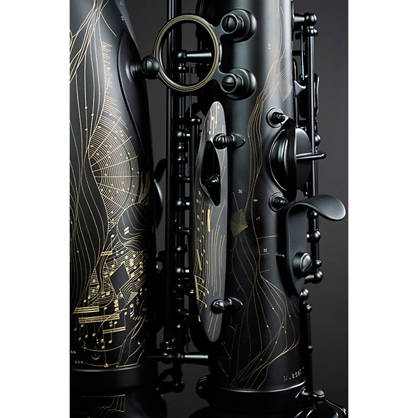 Selmer Paris Supreme Limited Edition Eb Alto Saxophone Matte Black Black Matte Keys