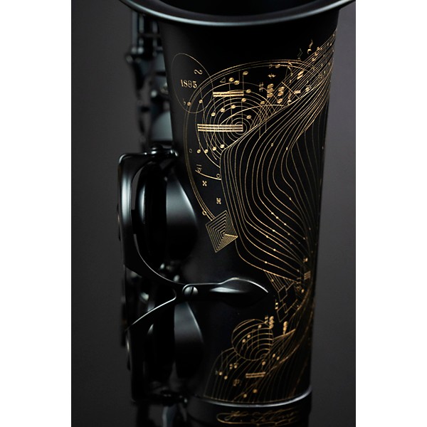 Selmer Paris Supreme Limited Edition Eb Alto Saxophone Matte Black Black Matte Keys