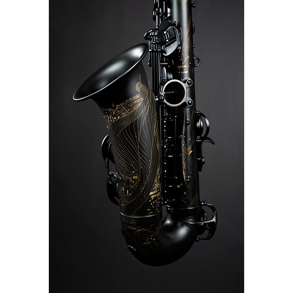 Selmer Paris Supreme Limited Edition Eb Alto Saxophone Matte Black Black Matte Keys