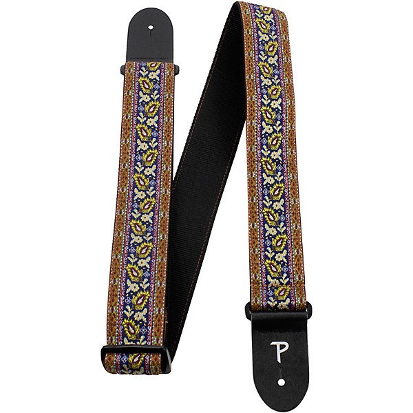 Perri's Floral Paisley Jacquard Guitar Strap 2 in.
