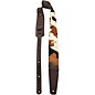 Perri's Fabric Cow Print Guitar Strap Brown 2.5 in.