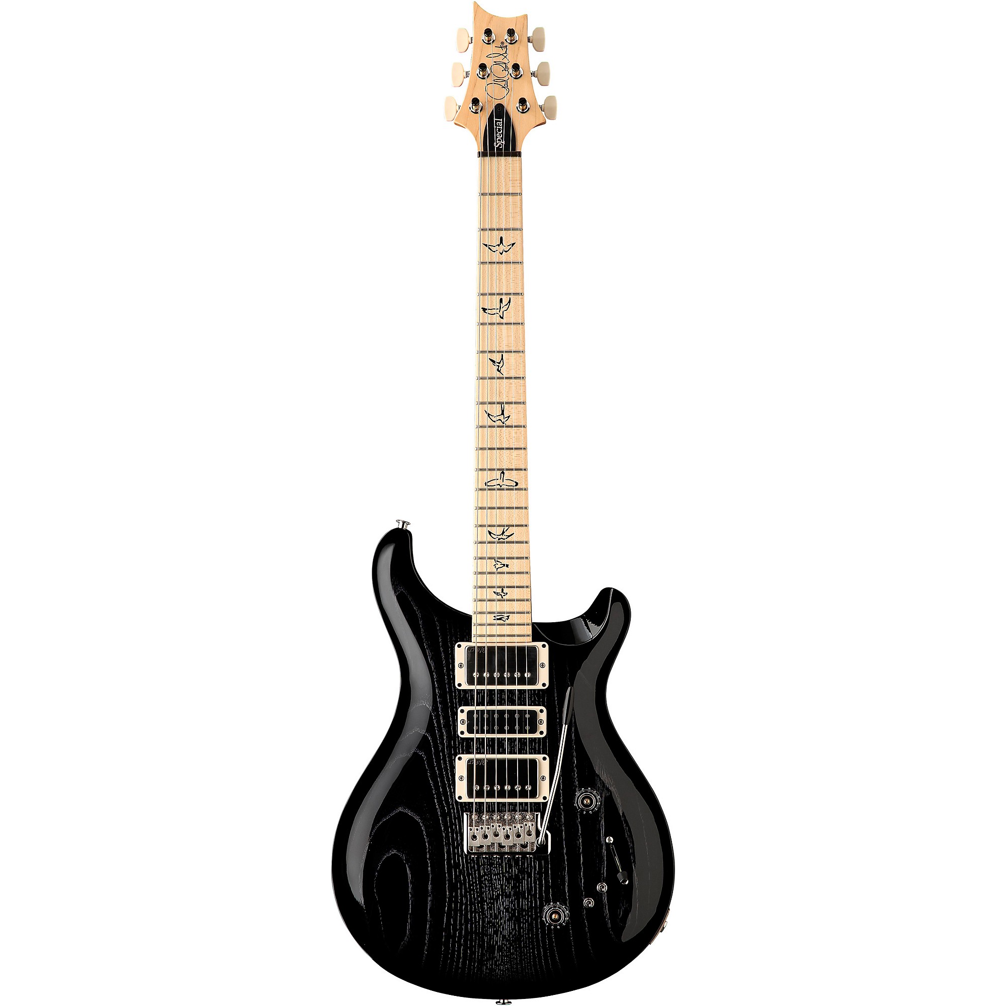 PRS Swamp Ash Special Maple Electric Guitar Black Doghair