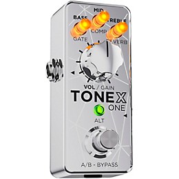 IK Multimedia TONEX ONE Limited-Edition Joe Satriani Collection Modeling Amp & Distortion Effects Pedal Silver