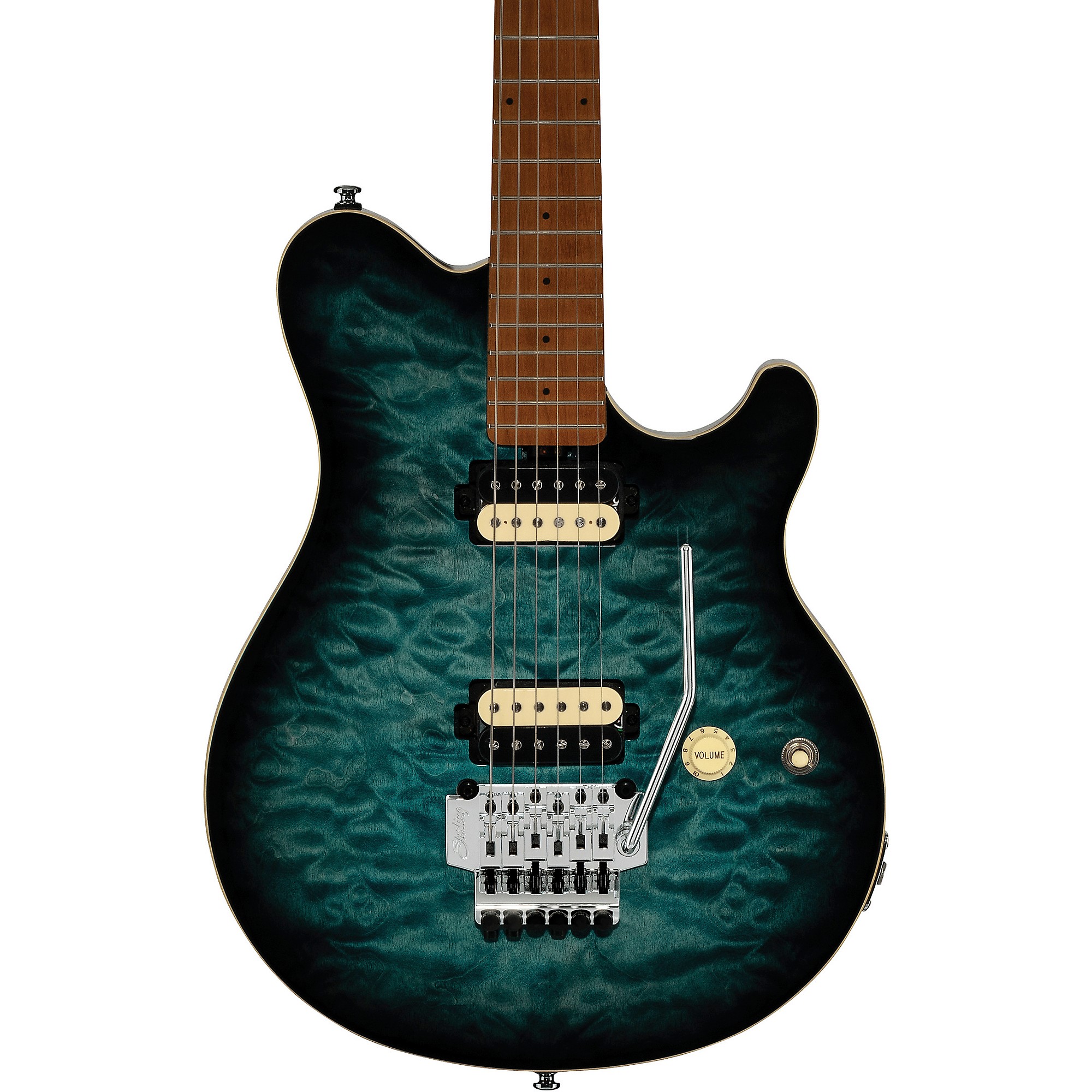 Sterling by Music Man Axis Electric Guitar - Yucatan Blue | Guitar