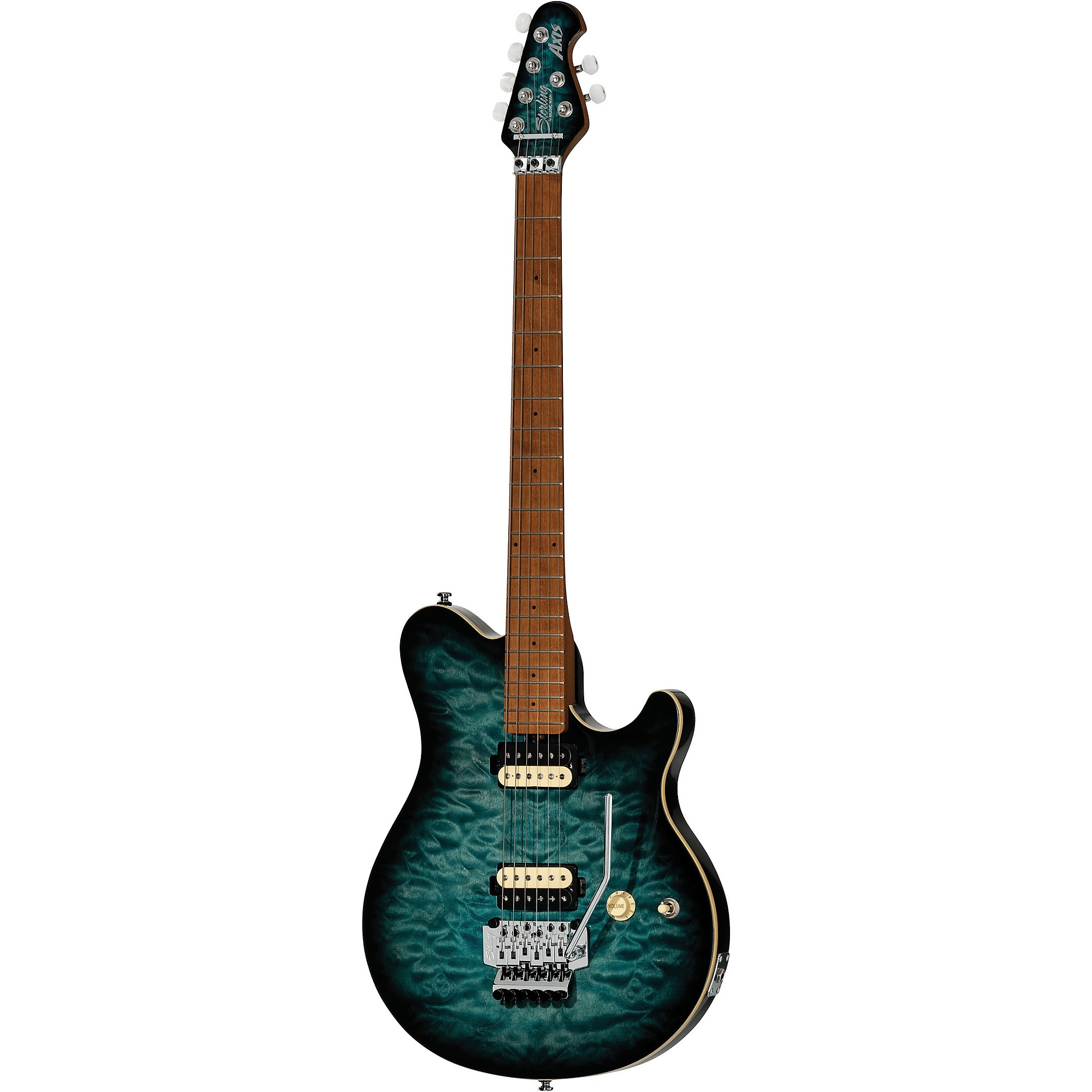 Sterling by Music Man Axis Electric Guitar - Yucatan Blue | Guitar