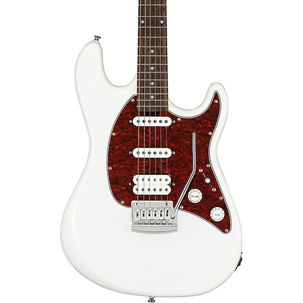 Sterling by Music Man SUB Series Cutlass HSS Electric Guitar Olympic White