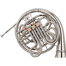 Yamaha YHR-872NDUWOC Custom Series Double Horn with Detachable Bell - Instrument Only Nickel Silver