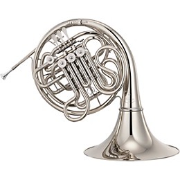 Yamaha YHR-872NDWOC Custom Series Double Horn with Detachable Bell - Instrument Only Nickel Silver