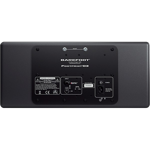 Barefoot Sound Footprint03C 3-Way Center Channel Active Studio Monitor (Each)
