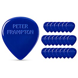 Dunlop Peter Frampton Vintage Jazz Teardrop Blue Picks 2.08 mm 24 Pack