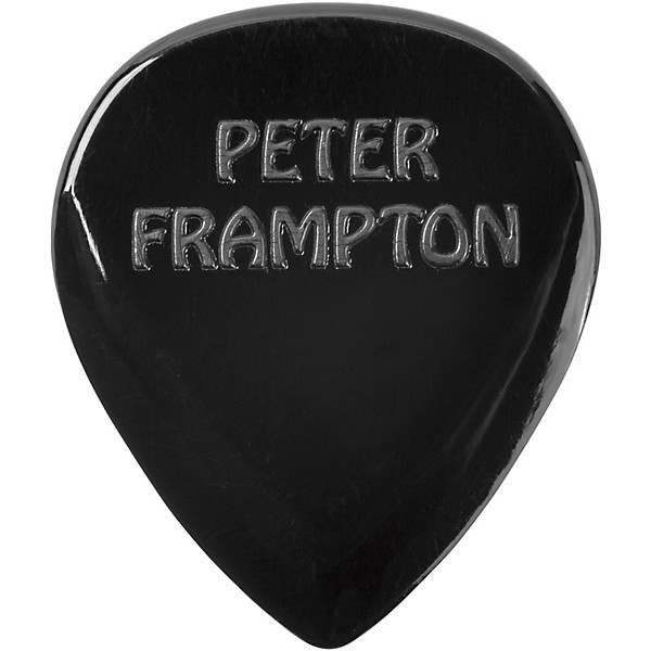 Dunlop Peter Frampton Vintage Jazz Teardrop Black Picks 2.08 mm 24 Pack