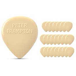 Dunlop Peter Frampton Vintage Jazz Teardrop White Picks 2.08 mm 24 Pack