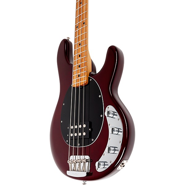 Ernie Ball Music Man StingRay Special H 4-String Bass Guitar Translucent Oxblood