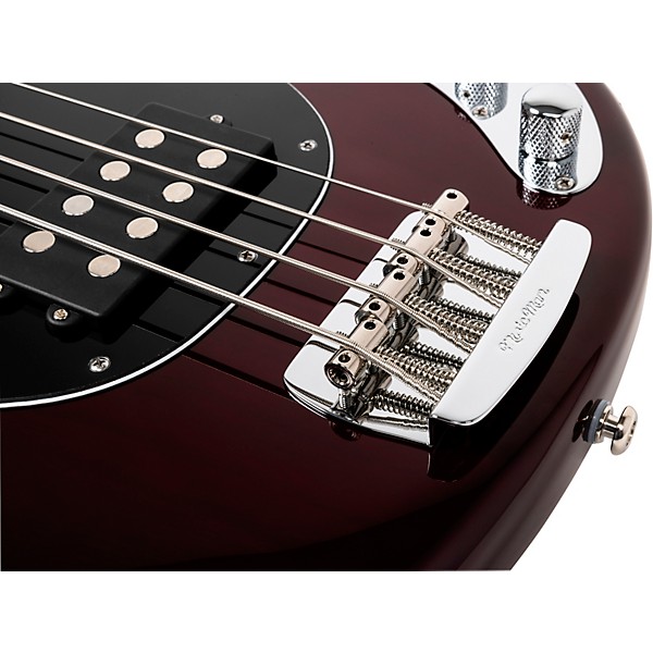 Ernie Ball Music Man StingRay Special H 4-String Bass Guitar Translucent Oxblood