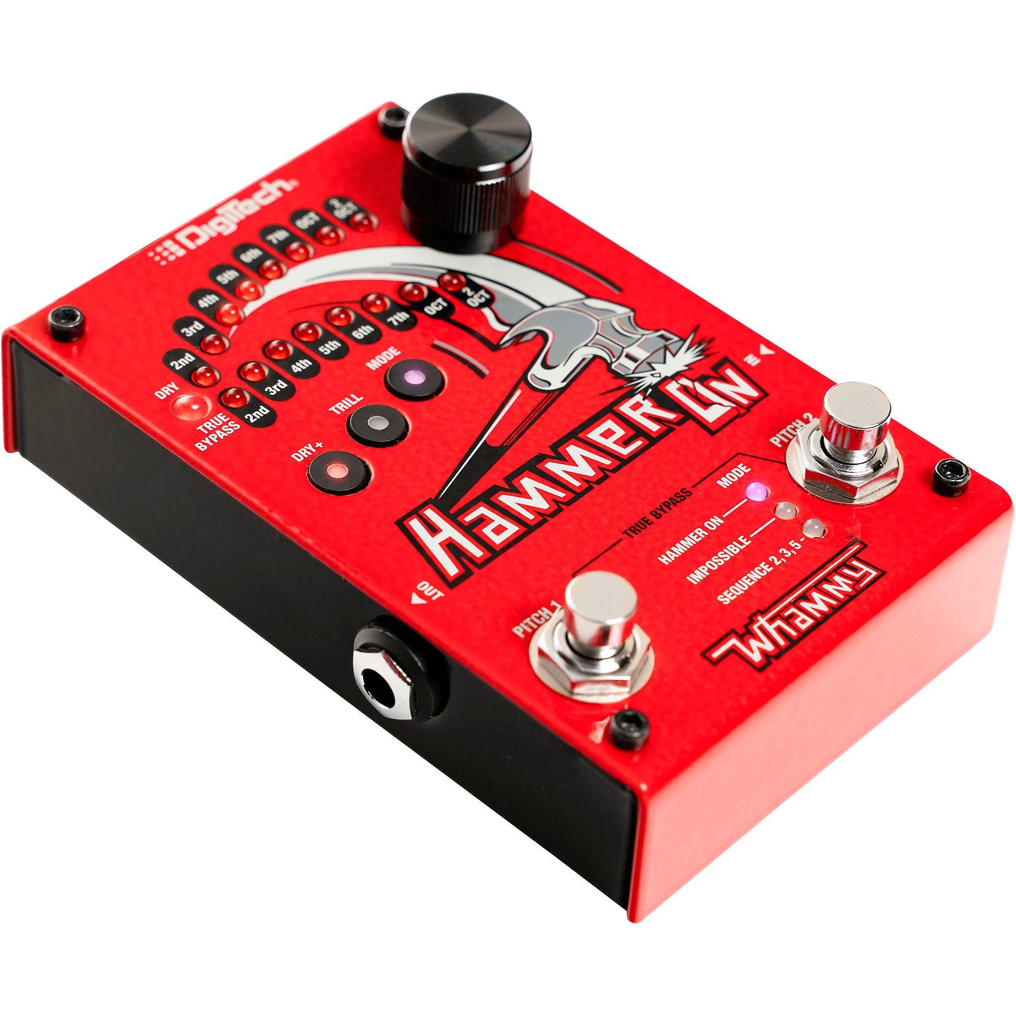 ギター Digitech HammerOn DigiTech HammerOn Pitch Octave Effects Pedal Red | Guitar Center