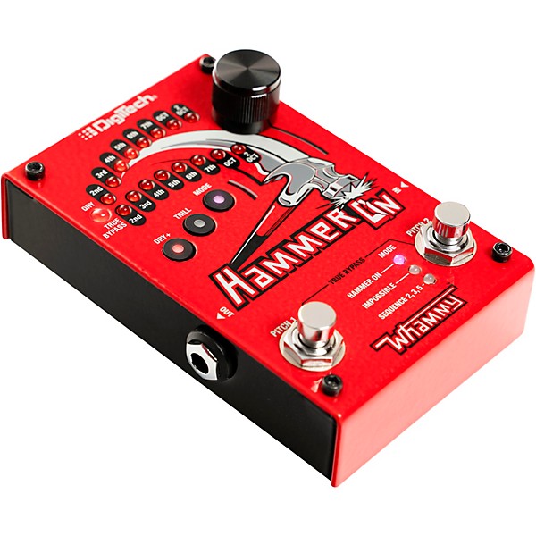 ギター Digitech HammerOn DigiTech HammerOn Pitch Octave Effects Pedal Red | Guitar Center