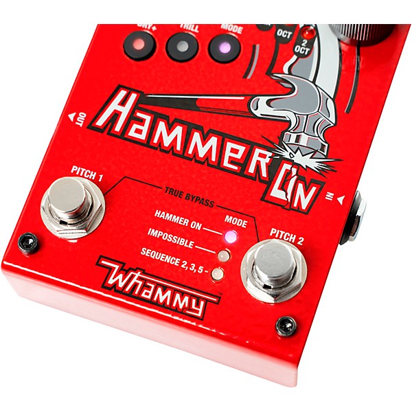 DigiTech HammerOn Pitch Octave Effects Pedal Red | Guitar Center