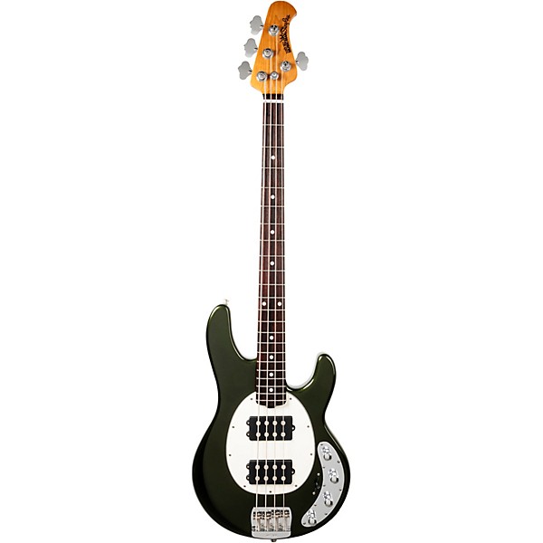 Ernie Ball Music Man StingRay Special HH 4-String Bass Guitar Fallout Green
