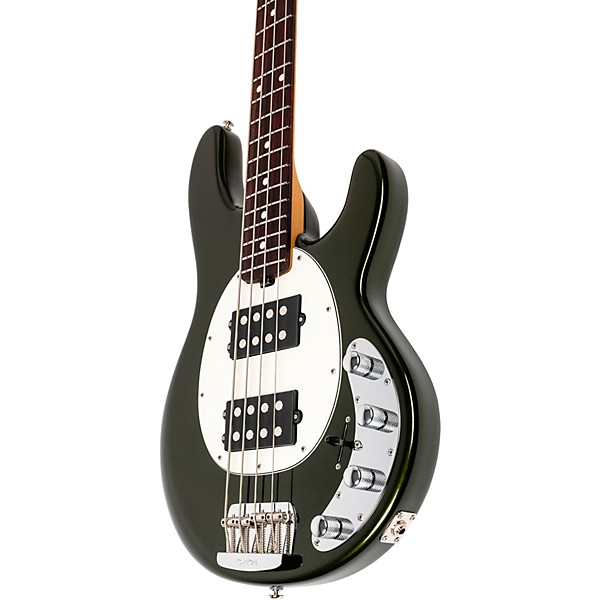 Ernie Ball Music Man StingRay Special HH 4-String Bass Guitar Fallout Green