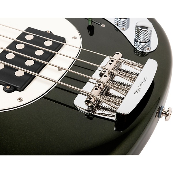 Ernie Ball Music Man StingRay Special HH 4-String Bass Guitar Fallout Green