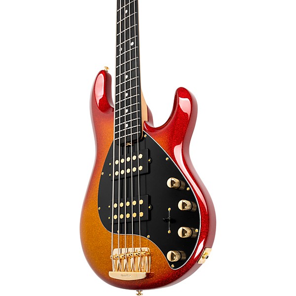 Ernie Ball Music Man StingRay Special 5 HH 5-String Bass Guitar Cherry Punch