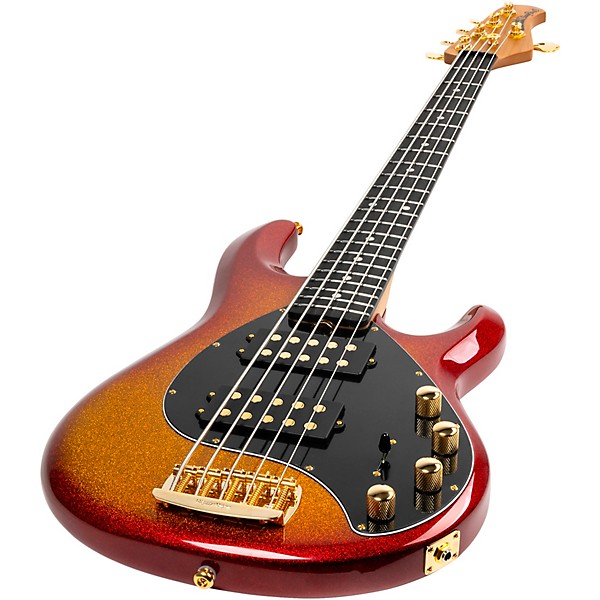 Ernie Ball Music Man StingRay Special 5 HH 5-String Bass Guitar Cherry Punch